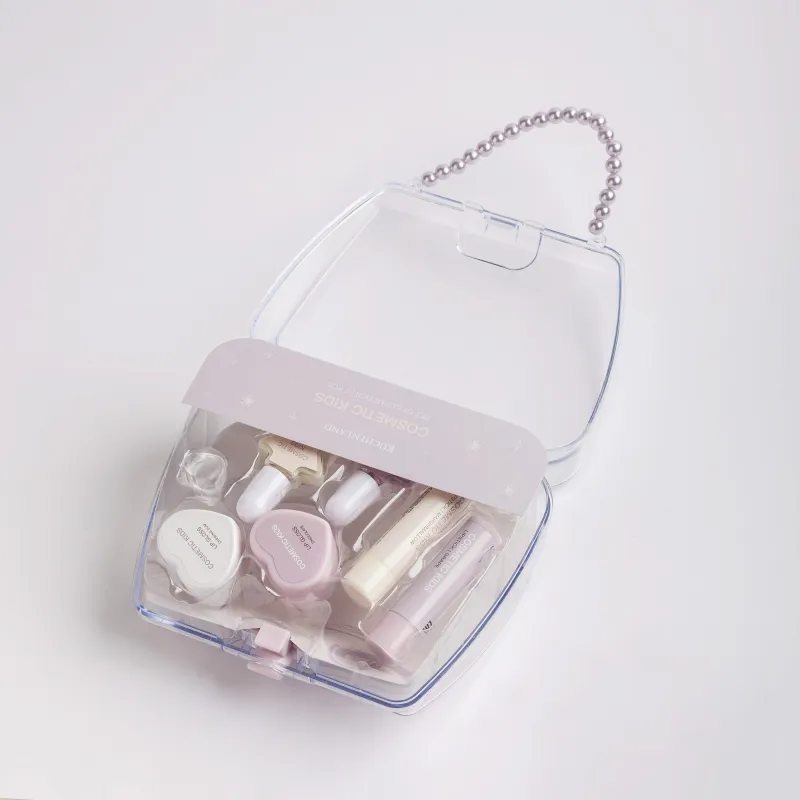 Косметика жиынтығы, балаларға арналған, 15х6 см, 7 зат, пластик, Лаванда қаламы бар сөмке, Cosmetic kids, image-4