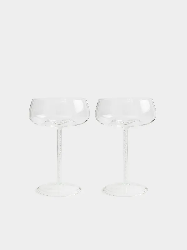 Шампан бокалы, 270 мл, 2 дана, шыны Б/страздар, Sorento crystal, image-0