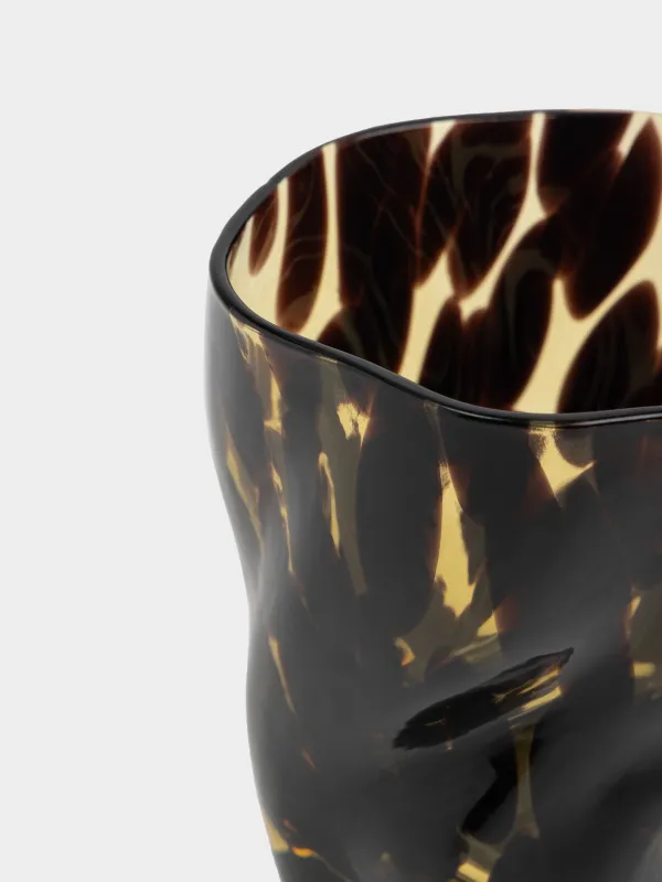 Стакан, 10 см, 250 мл, стекло Р, коричневый, Анималистичный узор, Nors color, image-2