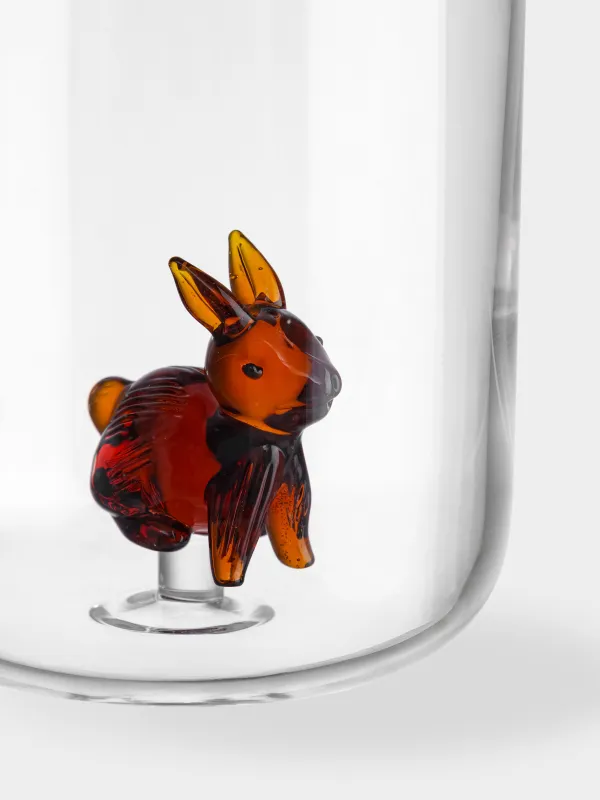 Саптыаяқ, 400 мл, шыны Б, Кәріптас қоян, Shape, image-2