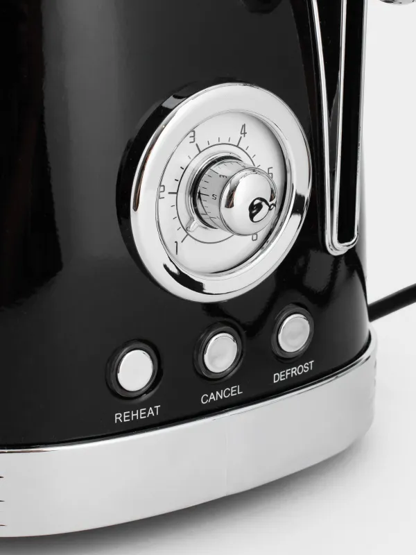 Тостер электрический, 685-815 Вт, 6 режимов, металл/пластик, черный, Vintage kitchen, image-3