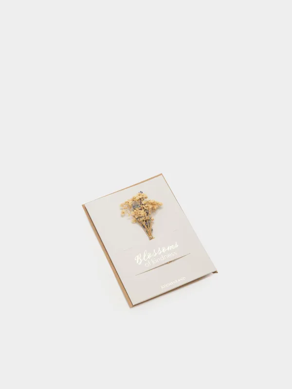 Открытка подарочная, 12х17 см, бумага, бежевая, Сухоцветы, Congrats, image-4