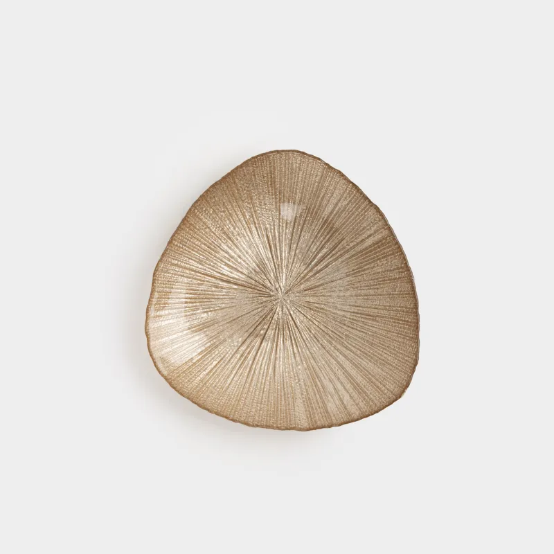 Десерт тәрелкесі, 16 см, шыны, шампан, Angle