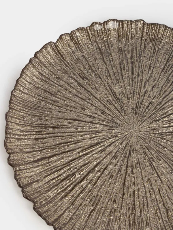 Түскі ас тәрелкесі, 28 см, шыны, қоңыр, Raisen, image-4