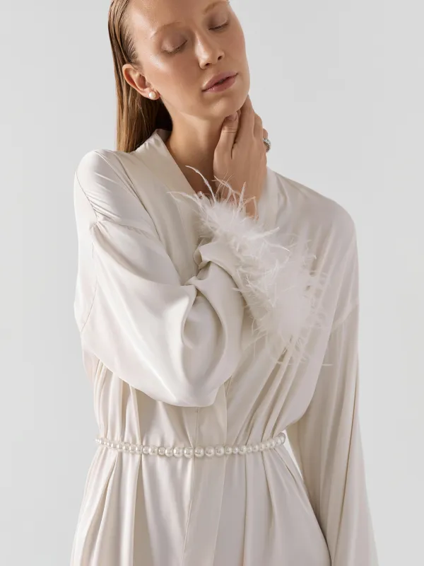 Халат женский, с длинным рукавом, Adria, image-2