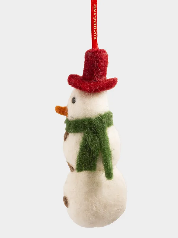 Шырша ойыншығы, 5х13 см, полиэстер, ақ, Аққала, Figure Christmas Fuzz, image-1