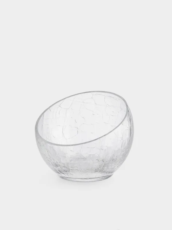 Кәмпит ыдысы, 12x15 см, шыны, Кракелюр, Ice, image-1