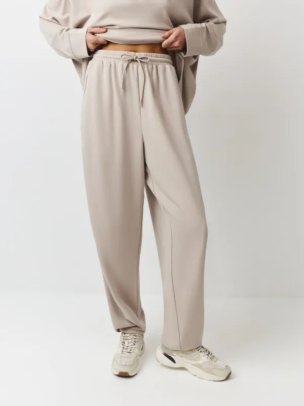 Әйелдер шалбары, өлшемі L, модал/полиэстер/спандекс, сарғылт-қоңыр, Alice, image-1