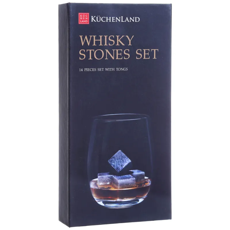 Сусындарды салқындатуға арналған текшелер жиынтығы, 16 пр, қысқышпен, стеатит / Болат, бар, image-2