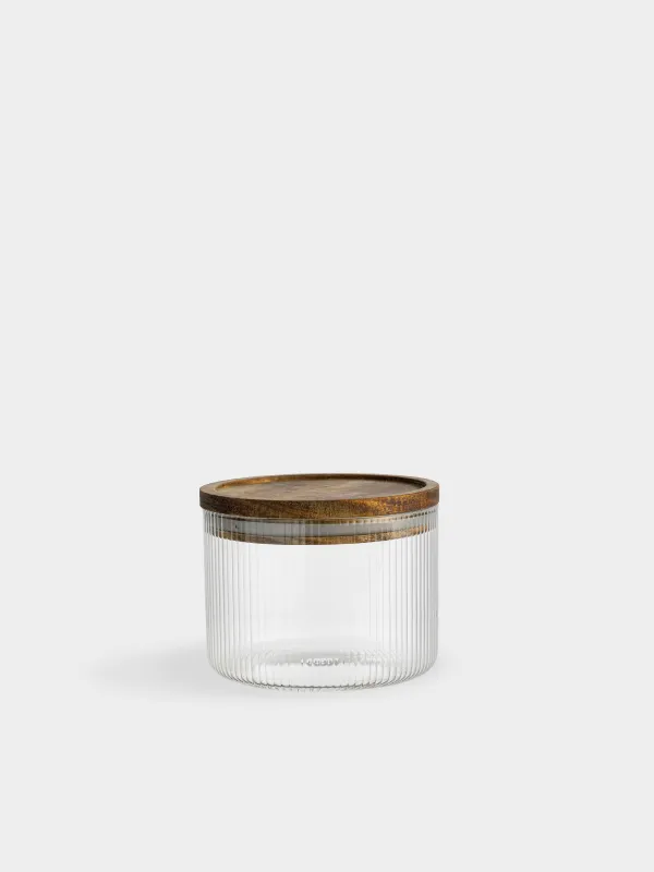 Банка для сыпучих продуктов, 500 мл, Ravi wood, image-0