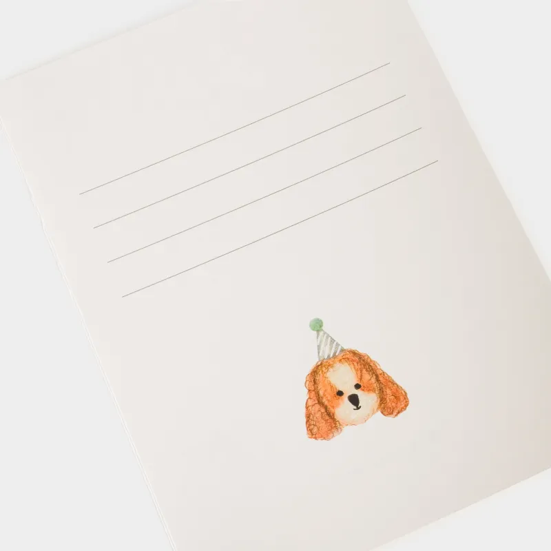 Сыйлық ашықхаты, 12х17 см, қағаз, сұр, Иттер, Birthday, image-4