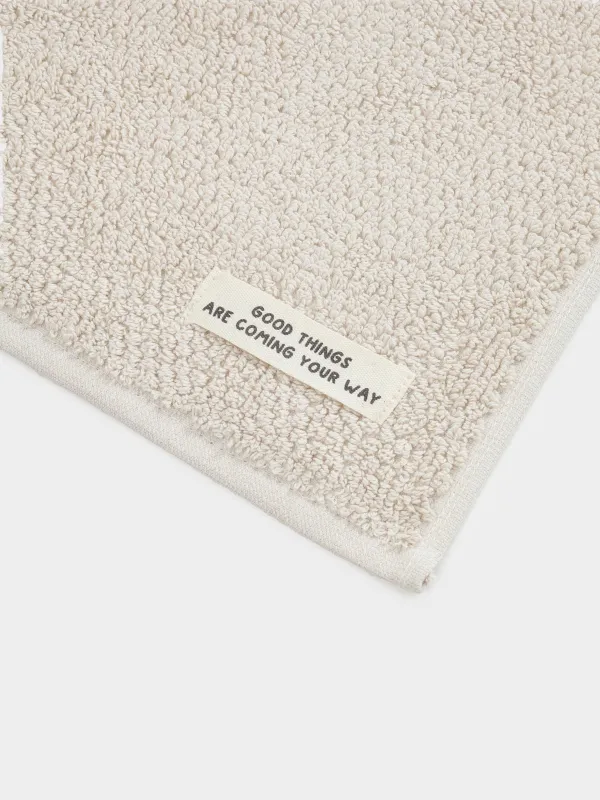 Полотенце, 50х90 см, хлопок, бежевое, Felpado cotton, image-3