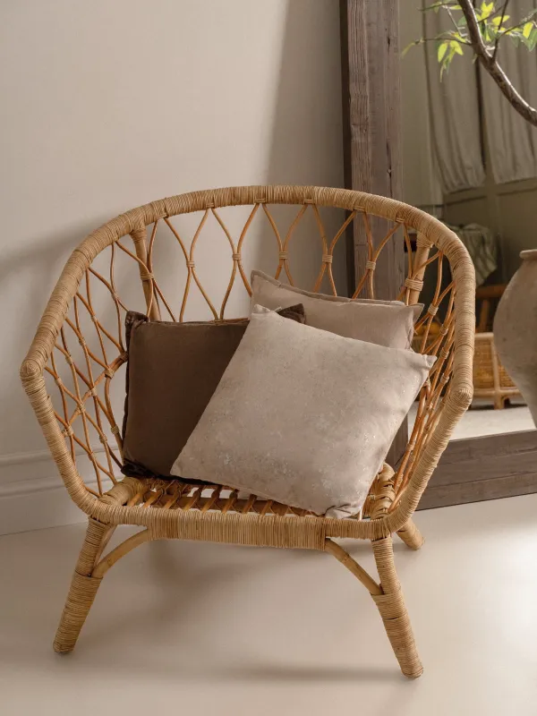 Сәндік жастық, 45х45 см, барқыт, сарғылт-қоңыр, Шашыраулар, Sparkly, image-8