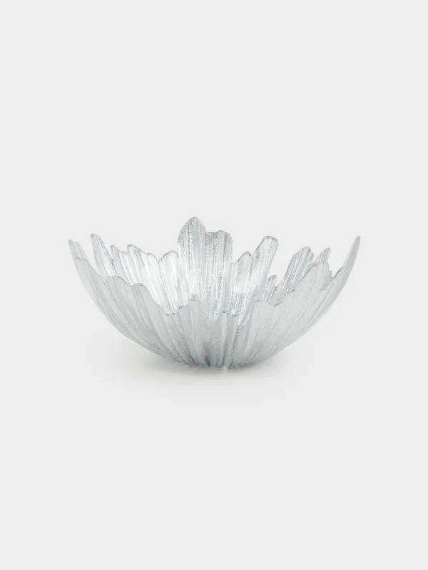 Жеміс вазасы, 32х14 см, шыны Р, күміс түстес, Verge, image-0