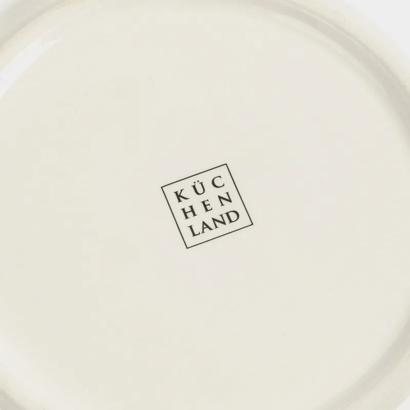 Тарелка обеденная, 26 см, керамика, белая, Заснеженные ели, Woodland story, image-2