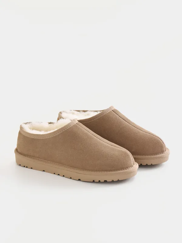 Угги с открытой пяткой, Suede, image-5