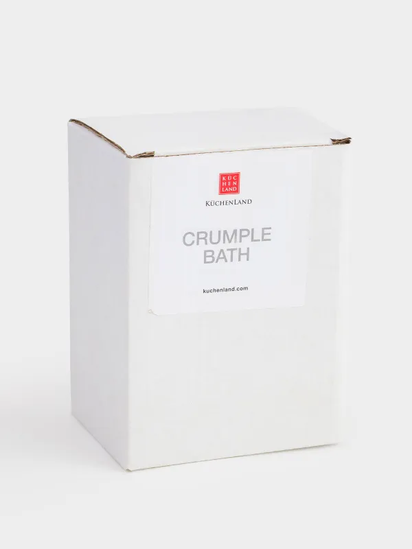 Жуынатын бөлмеге арналған стақан, 12 см, фарфор P, сұр-сарғылт-қоңыр, Мыжылған әсер, Crumple bath, image-2