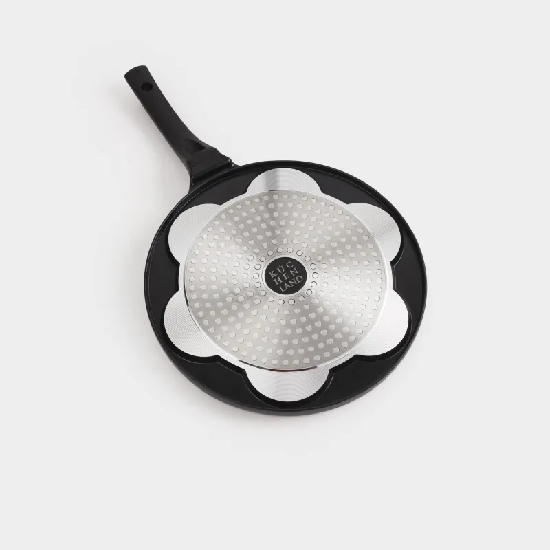 Таба, жұмыртқа пен құймақтарға арналған, 26 см, 7 бөлім, жабыны бар, алюминий, Жаңа жылдық атрибуттар, Action, image-4