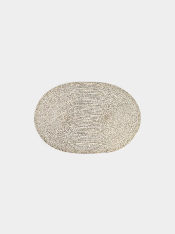 Аспап астындағы майлық, 30х45 см, полиэстер, сопақша, шампань, Rotary shine, image-0