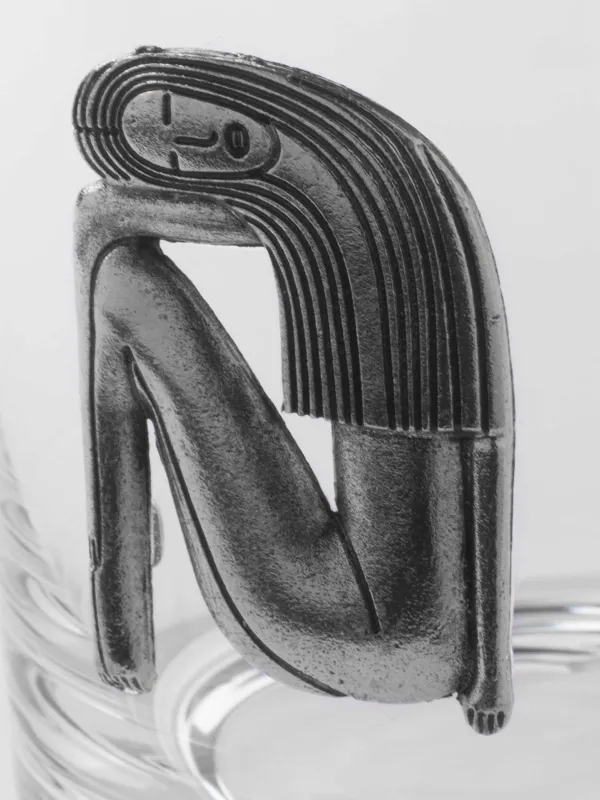 Виски стақаны, 10 см, 340 мл, шыны/металл, күміс, Бикеш, Zodiac, image-2