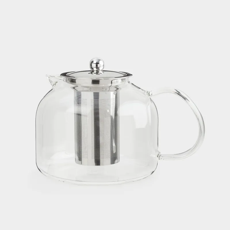 Чайник заварочный, 1,3 л, стекло Б/сталь, Macchiato