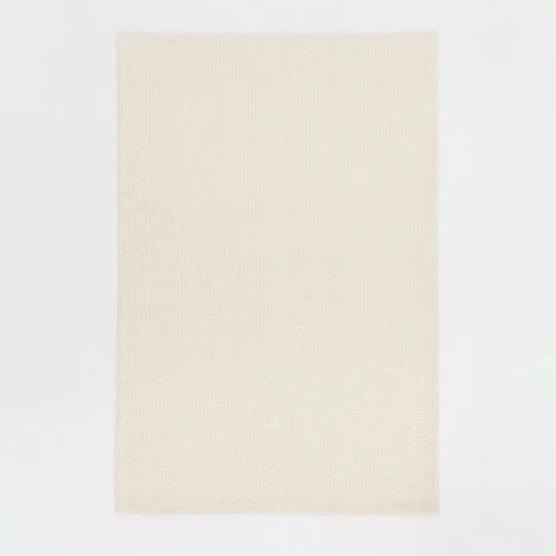 Ас үй сүлгісі, 40х60 см, 3 дана, мақта, ментол/қоңыр/сарғылт-қоңыр, Waffle, image-3