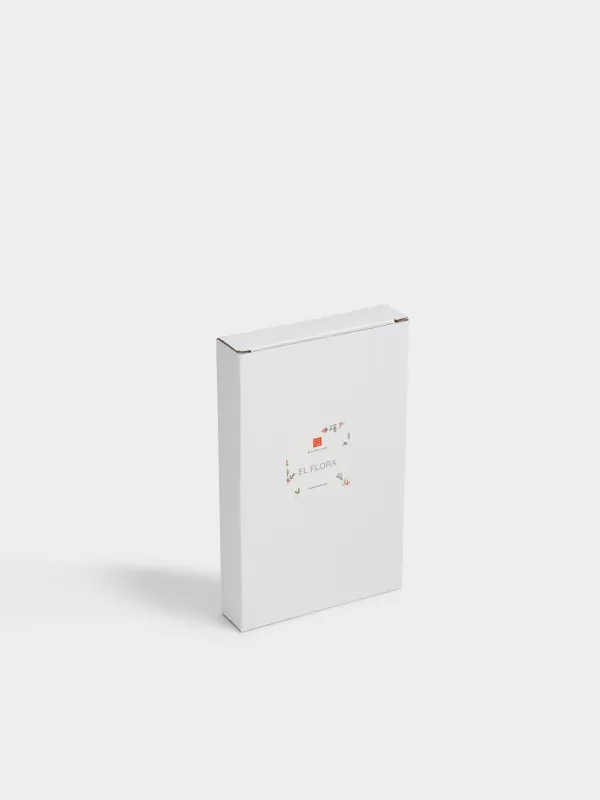 Қасық тұғыры, 20 см, керамика, сүт түстес, Нәзік гүлдер, El flora, image-5