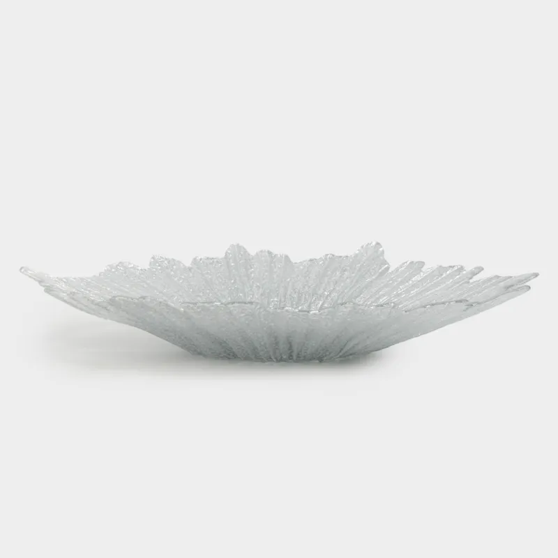 Жеміс вазасы, 42х7 см, шыны Р, күміс түстес, Verge