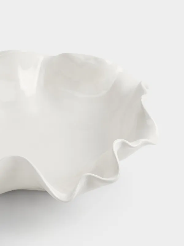 Ваза для фруктов, 34х10 см, Мятый эффект, Crumple, image-3