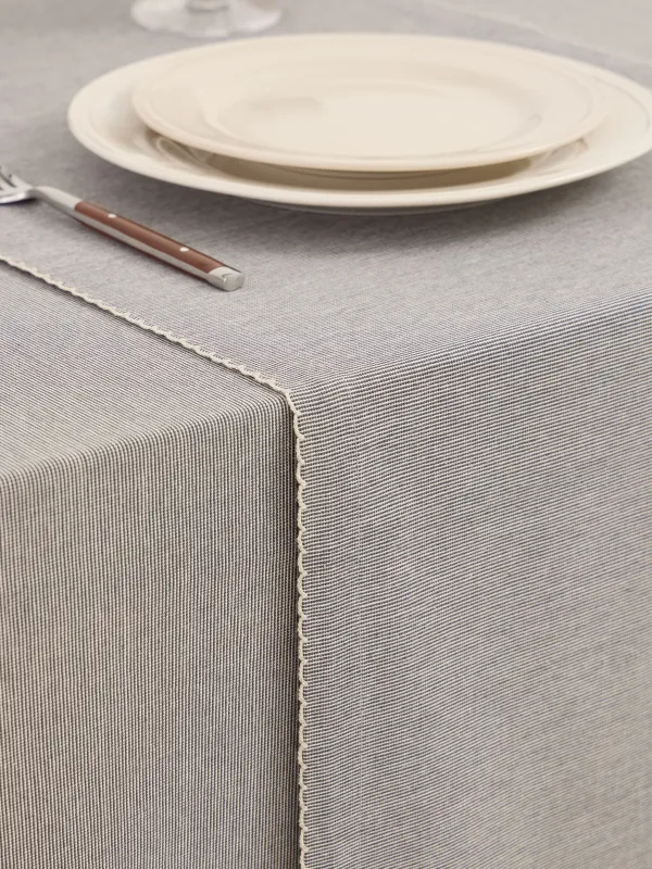 Дорожка настольная, с кружевом, Scalloped, image-5