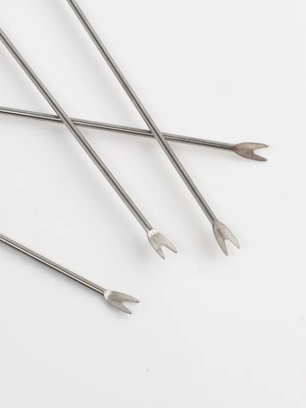 Шпажка для канапе, 12 см, 4 шт, металл, молочно-золотистая, Конь, Horse gold, image-3