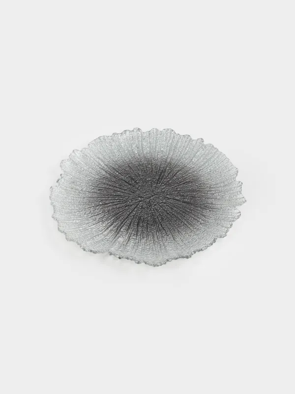 Ыдыс, 34х2 см, шыны Р, күміс түстес және сұр градиент, Verge gradient, image-4