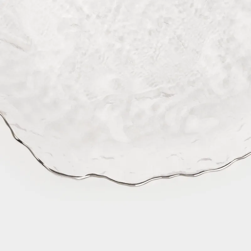 Блюдо, 26 см, с серебристым кантом, Nautilus silver, image-5