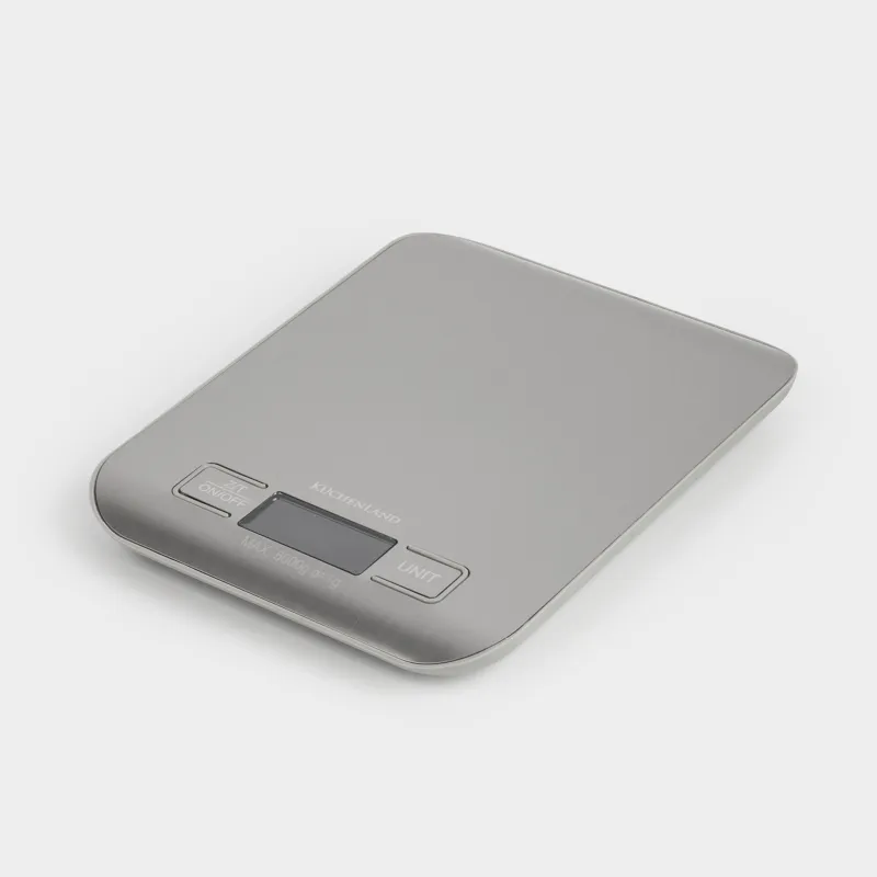 Ас үй таразылары, 18х14 см, электронды, болат/пластик, күміс, Libra