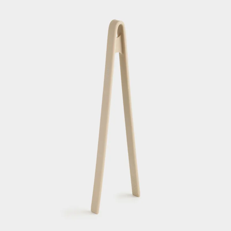 Ас үй пинцеті, 30 см, силикон, сұр-қоңыр, жұмсақ ас үй