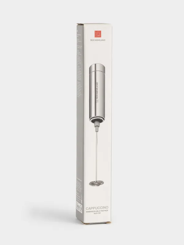 Сүт көбіктендіргіші, 24 см, батырылған, Болат, Cappuccino, image-3