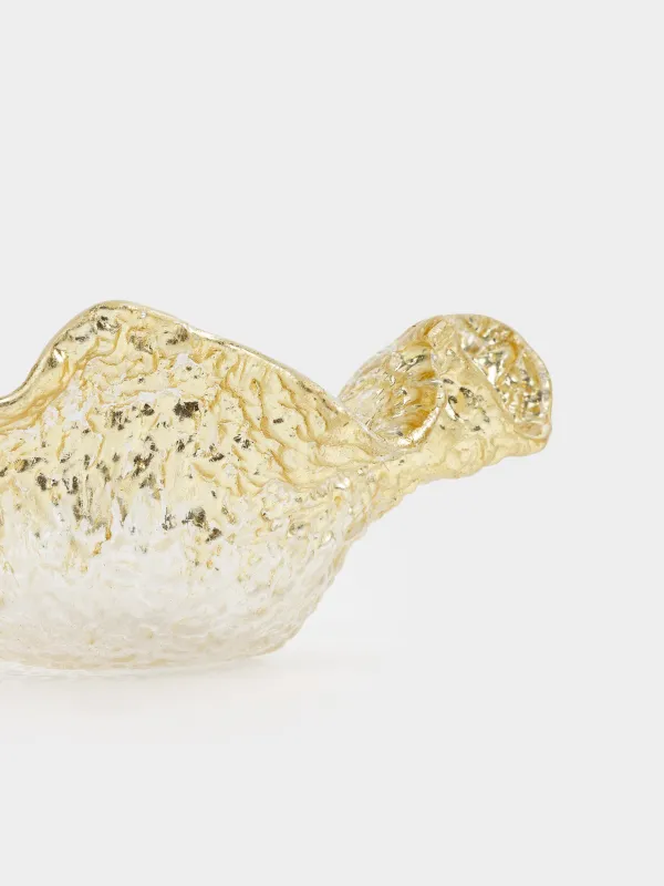 Терең ыдыс, 17х8 см, шыны Р, шампан, Толқынды жиектер, Felsen, image-2