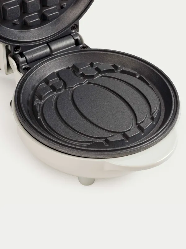 Вафельница, электрическая, 550 Вт, бакелит/металл, молочная, Тыква, Vintage kitchen, image-5