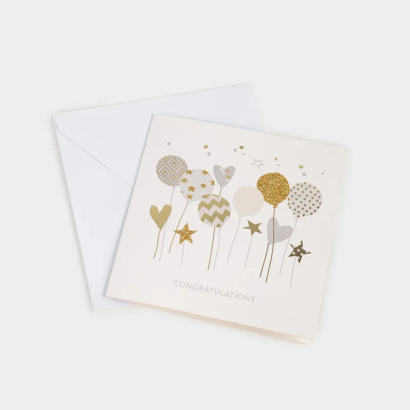 Открытка подарочная, 12х12 см, бумага, С Днем Рождения, Birthday, image-8