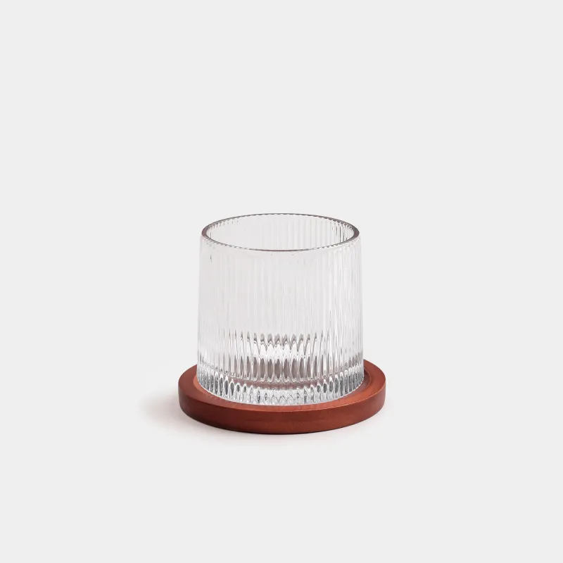 Виски стақаны, 9 см, 260 мл, тұғырда, шыны Р/ағаш, Ribby