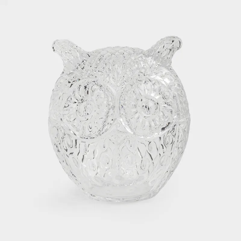 Сақтау ыдысы, 12х14 см, 250 мл, шыны, Үкі, Owl