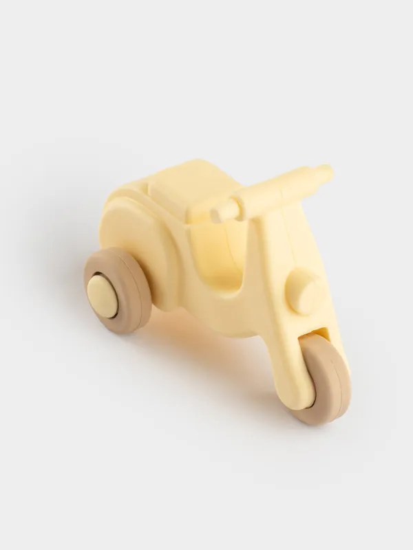 Ойыншық, 10х6 см, силикон, сарғылт-қоңыр, Мопед, Kiddy, image-2