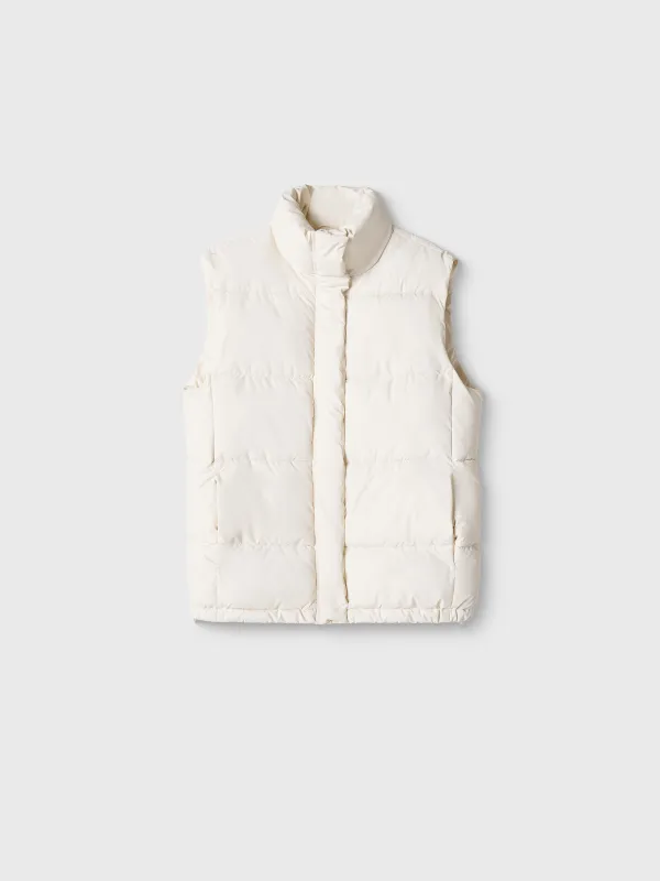 Әйелдер жилеті, өлшемі S, сырылған, полиэстер, сүт түстес, Eileen, image-5