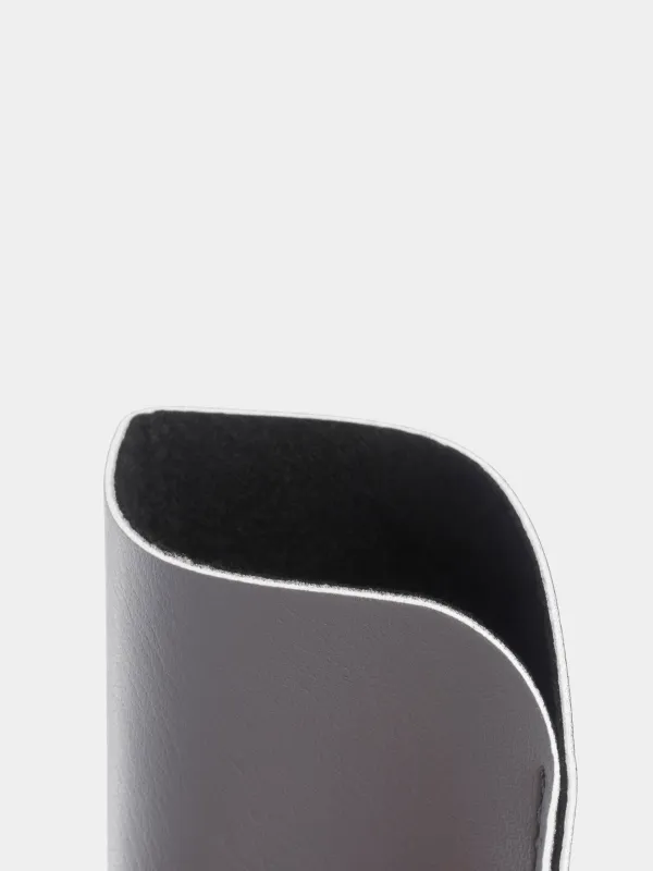 Көзілдірік қабы, 18x8 см, полиуретан, ашық сұр, Rock, image-3