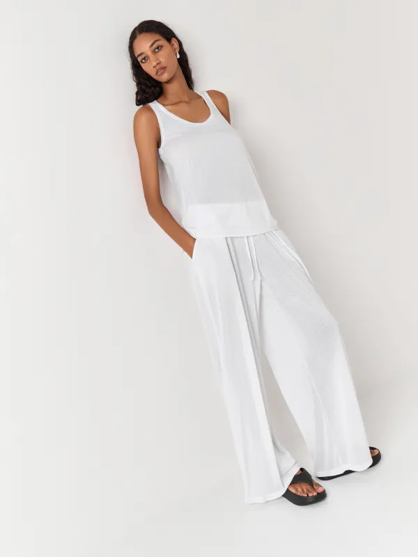 Брюки домашние, белые, Railia, image-5