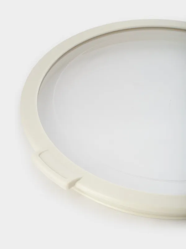 Миска, 2/3 л, 2 шт, с крышкой, антискользящее дно, сталь/пластик, бежевая, Terra new, image-5