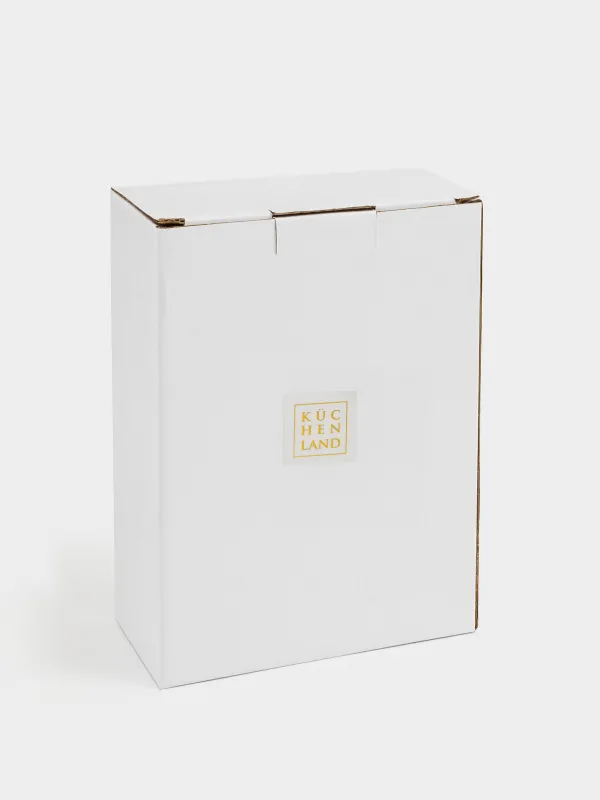 Кәмпит ыдысы, 21х16 см, фарфор P, ақ және сарғылт-қоңыр, Қалпақ пен шарф таққан аққала, Snowy, image-4