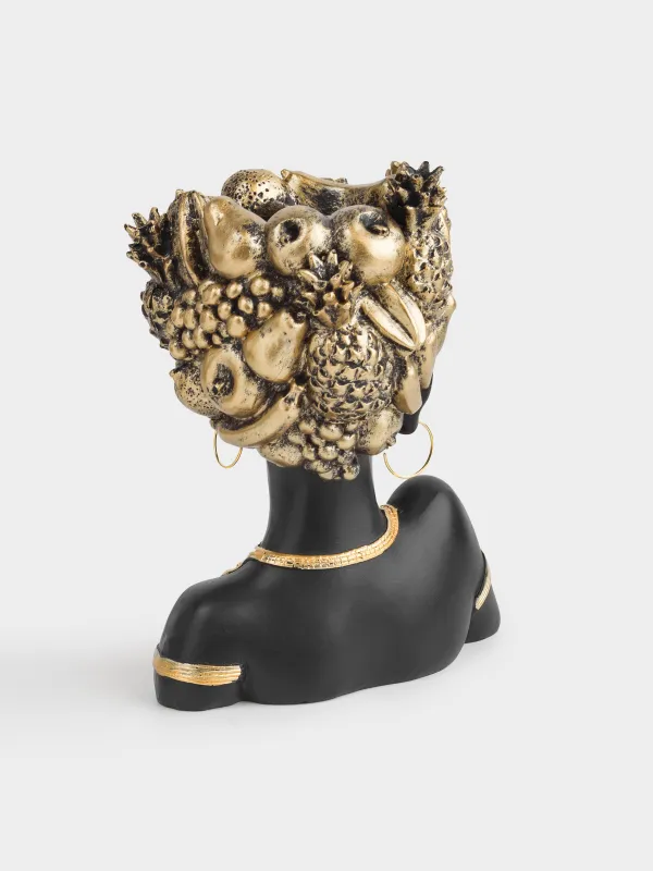 Ваза декоративная, 19 см, полирезин, Ethnic girls, image-2