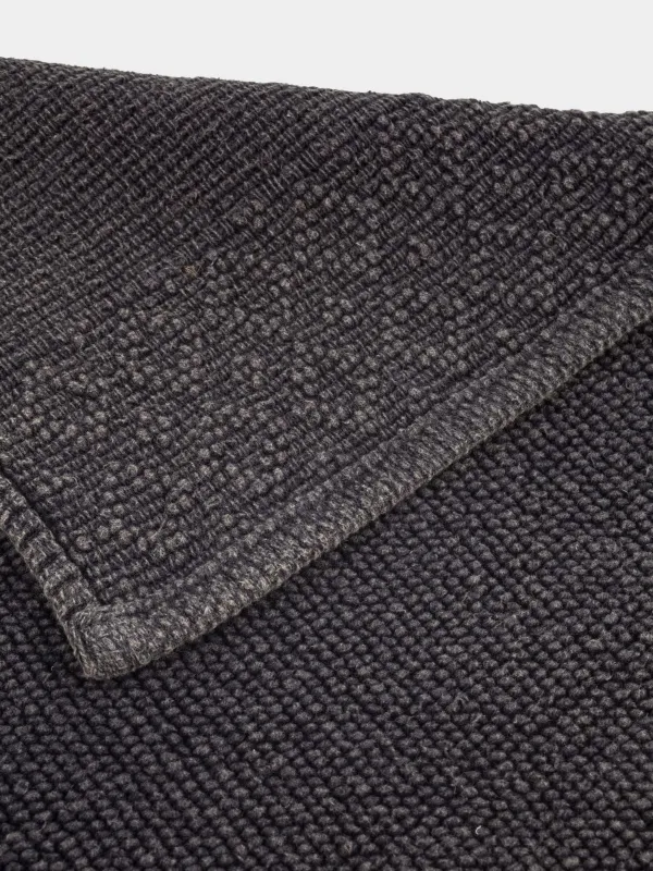 Коврик, 50х80 см, хлопок, темно-серый, Cottony, image-2