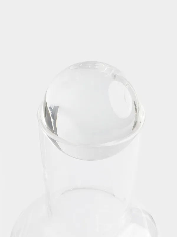 Вискиге арналған жиынтық, 2 адам, 3 зат, графин/стақандар, шыны, Көпіршік, Dew, image-3